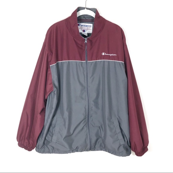 Champion Other - Champion jacket maroon gray large